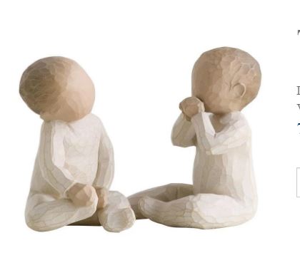 Willow Tree  Two Together Baby H: 5 cm