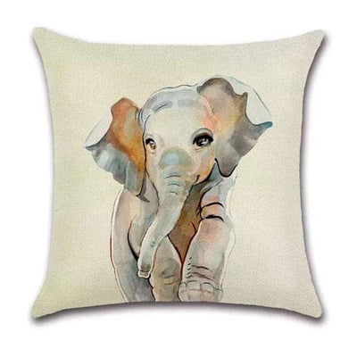 Se Africa Elephant pyntepudebetræk - 45 x 45 cm. ❤ Kæmpe udvalg i By Javy ❤ Hurtig levering: 1 - 2 Hverdage samt billig fragt - Varenummer: ISP-11633 og barcode / Ean: '8720387462698 på lager - Udsalg på Bolig - Pyntepuder Spar op til 63% - Over 785 kendte brands på udsalg