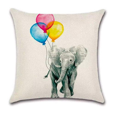 Se Ballon Elephant pyntepudebetræk - 45 x 45 cm. ❤ Kæmpe udvalg i By Javy ❤ Hurtig levering: 1 - 2 Hverdage samt billig fragt - Varenummer: ISP-11635 og barcode / Ean: '8720387462179 på lager - Udsalg på Bolig - Pyntepuder Spar op til 61% - Over 785 kendte brands på udsalg