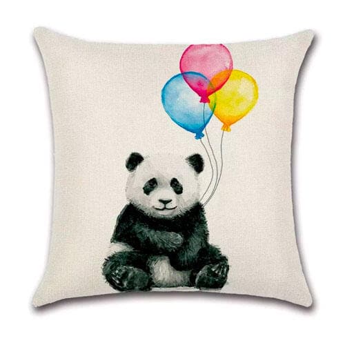 Se Ballon Panda pyntepudebetræk - 45 x 45 cm. ❤ Kæmpe udvalg i By Javy ❤ Hurtig levering: 1 - 2 Hverdage samt billig fragt - Varenummer: ISP-11636 og barcode / Ean: &