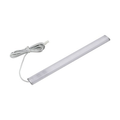 50 cm LED skabsbelysning - 6mm høj, 12V DC, 4W, med endeprop - Kulør : Varm