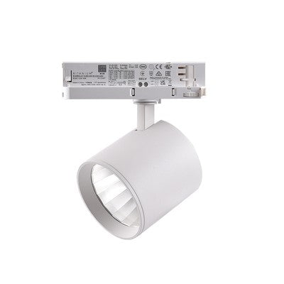 LEDlife 30W Dæmpbar hvid skinnespot - 175 lm/W, RA 90, 38 grader, dæmpbar, 3-faset - Dæmpbar : Dæmpbar, Farve på hus : Hvid, Kulør : Neutral, Spredning : 38Â°