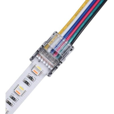 LED strip samler til løse ledninger - 12mm, RGB+CCT, IP20, 5V-24V