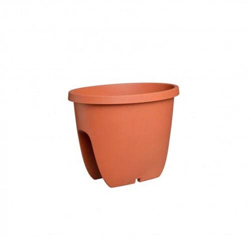 Se Blomsterkasse rund - Terracotta ❤ Kæmpe udvalg i Greemotion ❤ Hurtig levering: 1 - 2 Hverdage samt billig fragt - Varenummer: ISP-3312 og barcode / Ean: på lager - Udsalg på Udeliv - Udstyr til haven Spar op til 65% - Over 1354 design mærker på udsalg