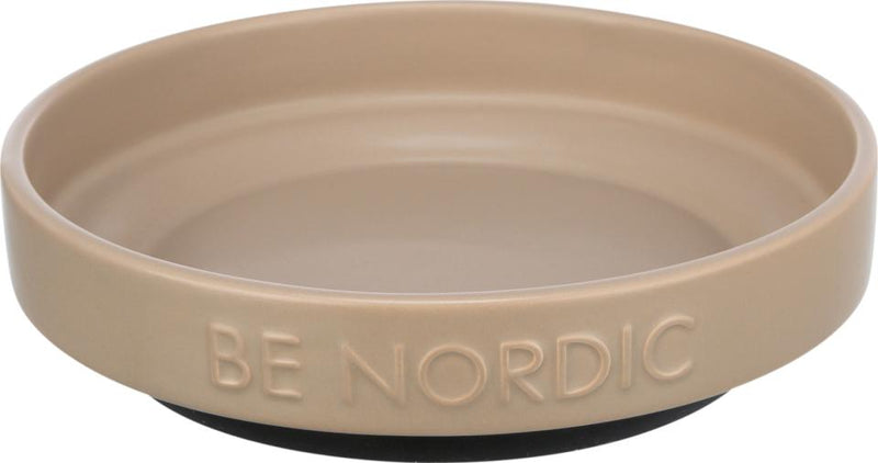 Se Trixie - BE NORDIC bowl, flat, ceramic/rubber ring, 0.3L/ø16cm, taupe » Kæmpe udvalg i Trixie » Hurtig levering: 1 - 2 Hverdage samt billig fragt - Varenummer: BGH-48703699681610 og barcode / Ean: &