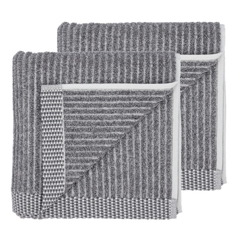 Se Södahl - Organic Melange håndklæde 40x60 cm, ash, 2 stk ✔ Kæmpe udvalg i Södahl ✔ Hurtig levering: 1 - 2 Hverdage samt billig fragt - Varenummer: RKTK-SO15293 og barcode / Ean: &