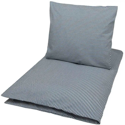 Se Baby sengetøj 70x100 cm - Stripe blue - 100% økologisk bomulds sengetøj - Müsli ❤ Kæmpe udvalg i Müsli ❤ Hurtig levering: 1 - 2 Hverdage samt billig fragt - Varenummer: THX-3500-7 og barcode / Ean: '5714139122650 på lager - Udsalg på Indretning - Børneværelset - Baby sengetøj 70x100 cm Spar op til 65% - Over 1354 design brands på udsalg