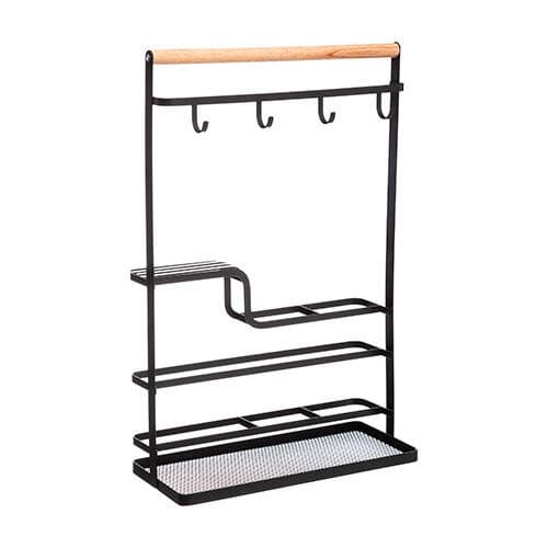 Se Blackwood køkken organizer - Sort metal ❤ Kæmpe udvalg i 5five ❤ Hurtig levering: 1 - 2 Hverdage samt billig fragt - Varenummer: ISP-10369 og barcode / Ean: &