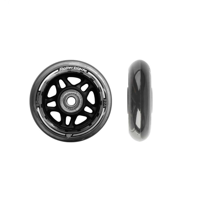 Se Rollerblade Hjul-kit 80mm/82a + Sg7 - Neutral 8-Pak 80mm ✔ Kæmpe udvalg i  Rollerblade ✔ Hurtig levering: 1 - 2 Hverdage samt billig fragt - Varenummer: JUCO-06951100 og barcode / Ean: &