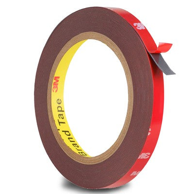 3M dobbeltklæbende tape 8mm - til strips, 5 meter rulle