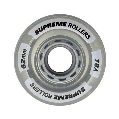 Se Supreme Rollers Side By Side Hjul 62mm/78A Klar 4-Pak 62mm ✔ Kæmpe udvalg i  Supreme Rollers ✔ Hurtig levering: 1 - 2 Hverdage samt billig fragt - Varenummer: JUCO-200888X og barcode / Ean: '5711697006064 på lager - Udsalg på Tilbehør til rulleskøjter Spar op til 57% - Over 1124 kendte brands på udsalg