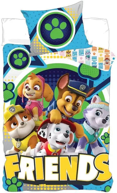 Se Paw Patrol Junior sengetøj 100x140 cm - Sengesæt med Paw Patrol FRIENDS - 2 i 1 - 100% bomuld ❤ Kæmpe udvalg i Licens ❤ Hurtig levering: 1 - 2 Hverdage samt billig fragt - Varenummer: THX-2852-8 og barcode / Ean: '5714710002852 på lager - Udsalg på Indretning - Børneværelset - Junior sengetøj 100x140 cm Spar op til 55% - Over 1334 design brands på udsalg