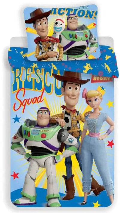 Se Toy Story Junior sengetøj 100x140 cm - Sengesæt med Toy Story - 2 i 1 design - 100% bomuld ❤ Kæmpe udvalg i Licens ❤ Hurtig levering: 1 - 2 Hverdage samt billig fragt - Varenummer: THX-1271-8 og barcode / Ean: '5714710003286 på lager - Udsalg på Indretning - Børneværelset - Junior sengetøj 100x140 cm Spar op til 53% - Over 1334 design mærker på udsalg