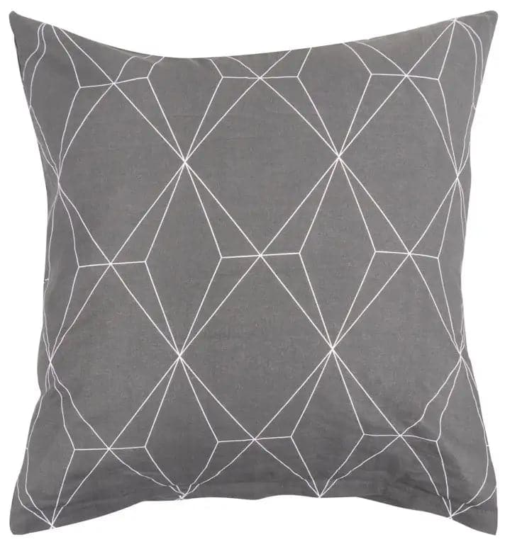 Se Pudebetræk 60x63 cm - Graphic grey - Hovedpudebetræk i 100% Bomuld ❤ Kæmpe udvalg i Borg Living ❤ Hurtig levering: 1 - 2 Hverdage samt billig fragt - Varenummer: THX-742-9 og barcode / Ean: &