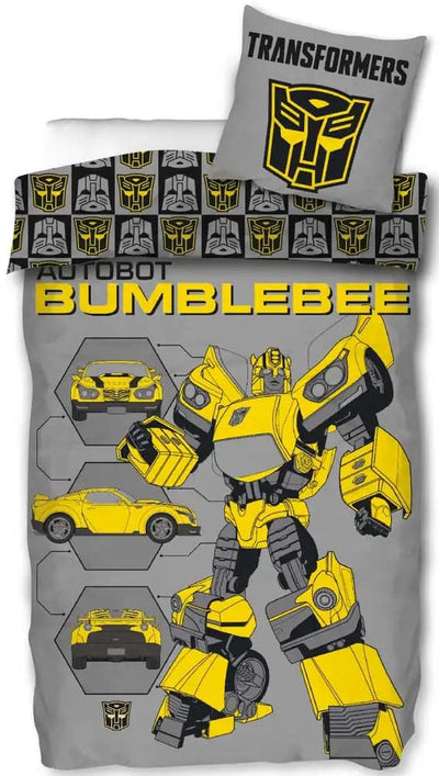 Se Transformers Sengetøj 150x210 cm - Bumblebee - Dynebetræk i 100% bomuld ❤ Kæmpe udvalg i Licens ❤ Hurtig levering: 1 - 2 Hverdage samt billig fragt - Varenummer: THX-1001-3 og barcode / Ean: '5710756052042 på lager - Udsalg på Sengetøj - Enkelt sengetøj - Enkelt sengetøj 150x210 cm (Svensk mål) Spar op til 57% - Over 785 kendte brands på udsalg