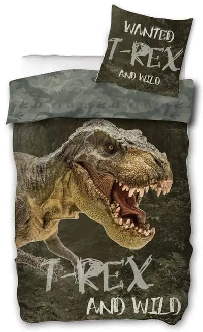 Se Sengetøj 140x200 cm - T-rex dinosaur sengetøj - 2 i 1 design - Sengetøj børn i 100% bomuld ❤ Kæmpe udvalg i Licens ❤ Hurtig levering: 1 - 2 Hverdage samt billig fragt - Varenummer: THX-9157-1 og barcode / Ean: '5710756056149 på lager - Udsalg på Sengetøj - Børne sengetøj - Børne sengetøj 140x200 cm Spar op til 64% - Over 1354 kendte brands på udsalg