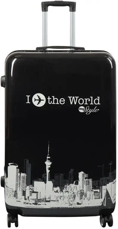 Se Stor kuffert - Hardcase kuffert med motiv - New York city - Black - Eksklusiv letvægt kuffert ❤ Kæmpe udvalg i Borg Living ❤ Hurtig levering: 1 - 2 Hverdage samt billig fragt - Varenummer: THX-KC-40-L og barcode / Ean: '5714803719070 på lager - Udsalg på Kufferter Spar op til 53% - Over 1160 kendte mærker på udsalg