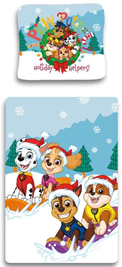 Se Jule sengetøj 140x200 cm - Paw Patrol sengetøj - Holiday helpers - 2 i 1 design - Sengesæt i 100% bomuld ❤ Kæmpe udvalg i Licens ❤ Hurtig levering: 1 - 2 Hverdage samt billig fragt - Varenummer: THX-9212-1 og barcode / Ean: '5714710012226 på lager - Udsalg på Sengetøj - Børne sengetøj - Børne sengetøj 140x200 cm Spar op til 58% - Over 1324 kendte brands på udsalg