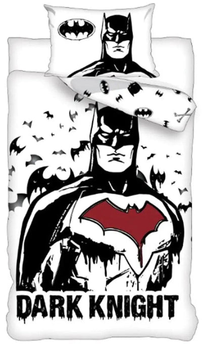 Se Batman sengetøj - 140x200 cm - Dark knight sengesæt - 2 i 1 design - Sengelinned i 100% bomuld ❤ Kæmpe udvalg i Licens ❤ Hurtig levering: 1 - 2 Hverdage samt billig fragt - Varenummer: THX-1719-1 og barcode / Ean: '5714710012189 på lager - Udsalg på Sengetøj - Børne sengetøj - Børne sengetøj 140x200 cm Spar op til 52% - Over 1334 design mærker på udsalg