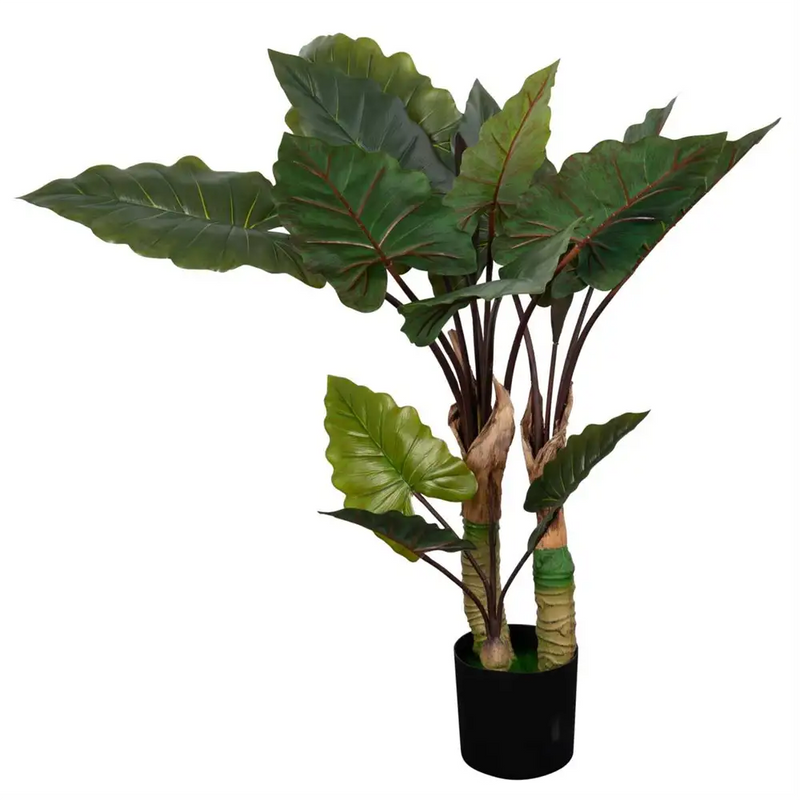 Se Kunstig Elefantøre Plante - Højde 110 cm - Store grønne blade ❤ Kæmpe udvalg i Home-tex ❤ Hurtig levering: 1 - 2 Hverdage samt billig fragt - Varenummer: THX-YD034 og barcode / Ean: &