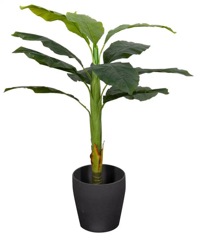 Se Kunstig Bananplante - Højde 100 cm - 1 stammet med grønne blade - Kunstig gulvplante ❤ Kæmpe udvalg i Home-tex ❤ Hurtig levering: 1 - 2 Hverdage samt billig fragt - Varenummer: THX-YD018 og barcode / Ean: '5714803713153 på lager - Udsalg på Indretning - Dekorationer - Kunstige planter Spar op til 51% - Over 785 kendte brands på udsalg