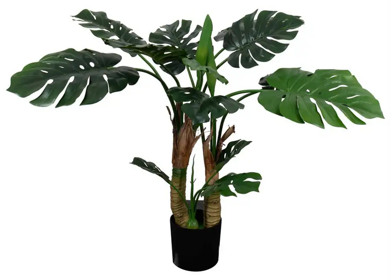 Se Kunstig Fingerphilodendron Monstera Plante - Højde 100 cm - Store grønne blade ❤ Kæmpe udvalg i Home-tex ❤ Hurtig levering: 1 - 2 Hverdage samt billig fragt - Varenummer: THX-YD025 og barcode / Ean: &