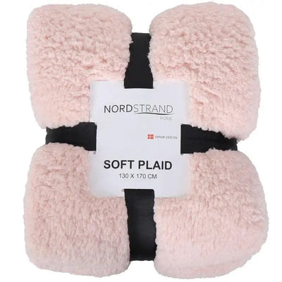 Se Plaid i teddy fleece - 130x170 cm - Lyserød - Blødt tæppe fra Nordstrand ❤ Kæmpe udvalg i Borg Living ❤ Hurtig levering: 1 - 2 Hverdage samt billig fragt - Varenummer: THX-771004 og barcode / Ean: '5704039412074 på lager - Udsalg på Indretning - Tekstiler - Plaider Spar op til 65% - Over 1354 kendte brands på udsalg