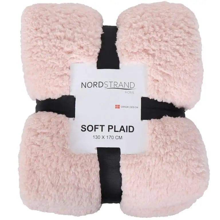 Se Plaid i teddy fleece - 130x170 cm - Lyserød - Blødt tæppe fra Nordstrand ❤ Kæmpe udvalg i Borg Living ❤ Hurtig levering: 1 - 2 Hverdage samt billig fragt - Varenummer: THX-771004 og barcode / Ean: &