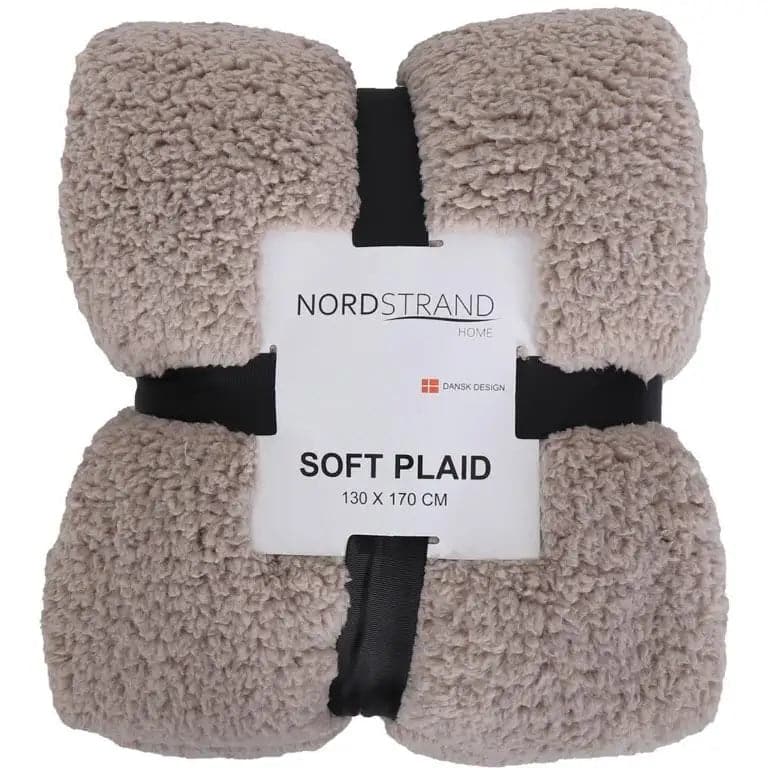 Se Plaid i teddy fleece - 130x170 cm - Sand - Blødt tæppe fra Nordstrand ❤ Kæmpe udvalg i Borg Living ❤ Hurtig levering: 1 - 2 Hverdage samt billig fragt - Varenummer: THX-771002 og barcode / Ean: &