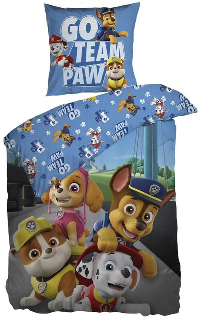 Se Økologisk Paw Patrol sengetøj 140x200 cm - Børnesengetøj - Vendbart sengesæt i 100% økologisk bomuld ❤ Kæmpe udvalg i Licens ❤ Hurtig levering: 1 - 2 Hverdage samt billig fragt - Varenummer: THX-160014-1 og barcode / Ean: '5703288083813 på lager - Udsalg på Sengetøj - Børne sengetøj - Børne sengetøj 140x200 cm Spar op til 62% - Over 1334 design mærker på udsalg