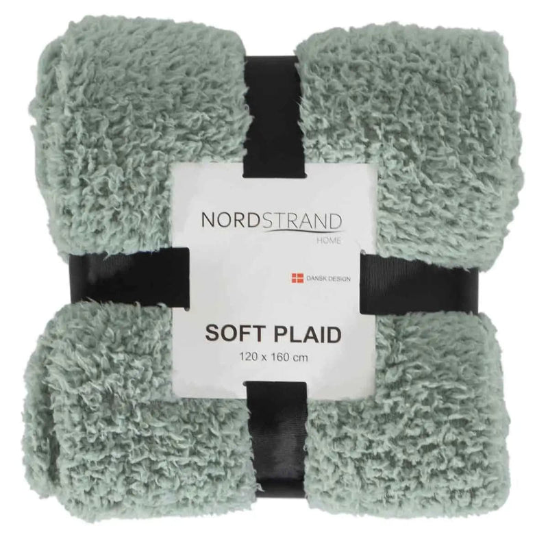 Se Plaid i teddy fleece - 120x160 cm - Støvet grøn - Blødt tæppe fra Nordstrand ❤ Kæmpe udvalg i Borg Living ❤ Hurtig levering: 1 - 2 Hverdage samt billig fragt - Varenummer: THX-771007 og barcode / Ean: &