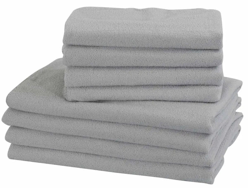 Se Microfiber håndklæder - 8 stk i pakke - Lysegrå - Letvægts håndklæder ❤ Kæmpe udvalg i Borg Living ❤ Hurtig levering: 1 - 2 Hverdage samt billig fragt - Varenummer: THX-H701-12 og barcode / Ean: &