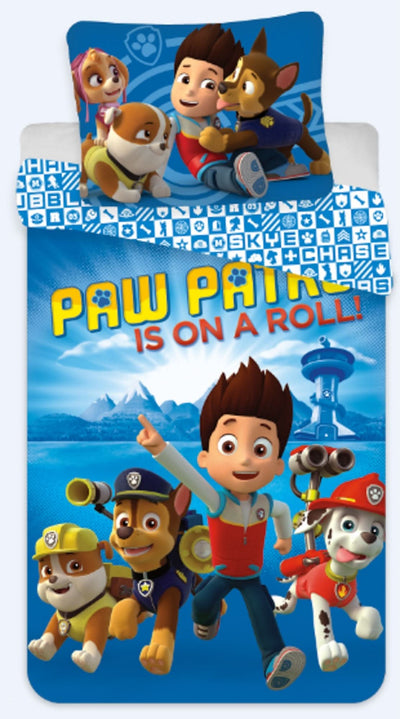 Se Paw Patrol sengetøj - 140x200 cm - Is on a roll Paw Patrol - Vendbart design - Sengesæt i 100% bomuld ❤ Kæmpe udvalg i Licens ❤ Hurtig levering: 1 - 2 Hverdage samt billig fragt - Varenummer: KSL-1029174 og barcode / Ean: '5714710010987 på lager - Udsalg på Sengetøj - Børne sengetøj - Børne sengetøj 140x200 cm Spar op til 51% - Over 785 kendte brands på udsalg