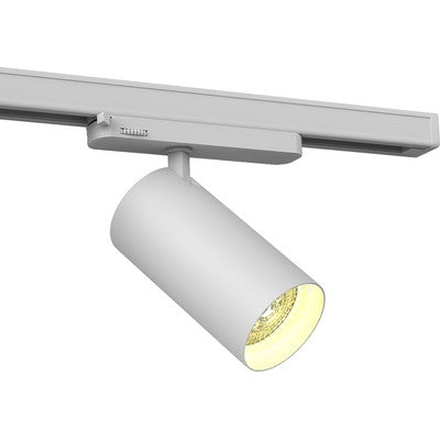 LEDlife 20W hvid skinnespot, Philips LED - 100 lm/W, RA 90, 36 grader, 3-faset - Dæmpbar : Ikke dæmpbar, Kulør : Varm