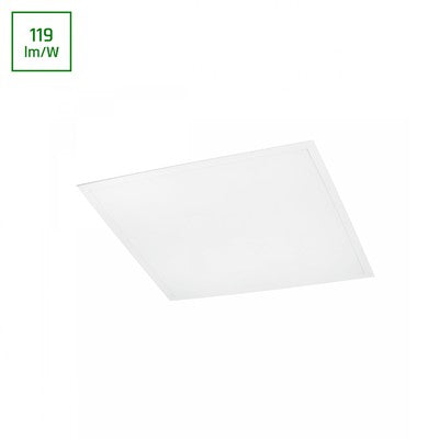 ALGINE Panel bagbelyst 36W - Neutral hvid, 230V, 120Â°, IP20, 600x600x34, hvid - Dæmpbar : Ikke dæmpbar, Kulør : Neutral