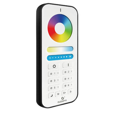 Gledopto RGB+CCT touch fjernbetjening - 6 zoner, batteri