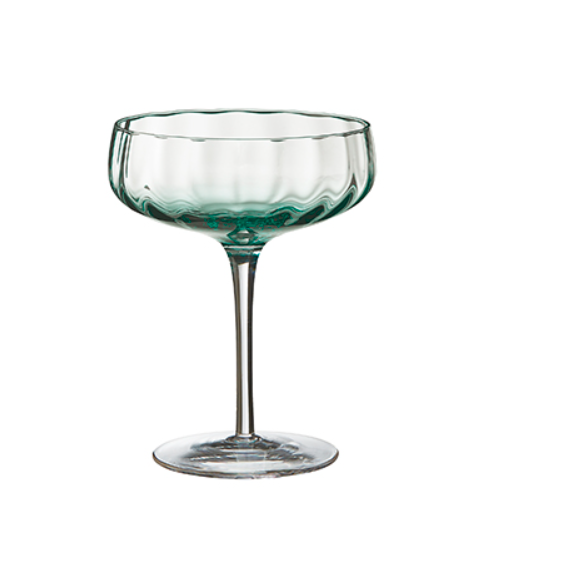 Aida SØHOLM Sonja Champagne/cocktail glas Green 4 stk 30 cl