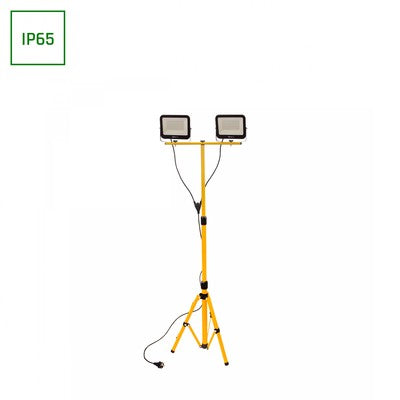 Tripod Stativ - Noctis, 2x50W, Neutral hvid, 230V, 110Â°, IP66, 205x170x30mm, 2100mm kabel, Spectrum - Dæmpbar : Ikke dæmpbar, Kulør : Neutral