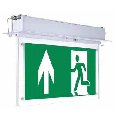 V-Tac loftmonteret/indbygget LED exit skilt - 2W, Samsung LED chip