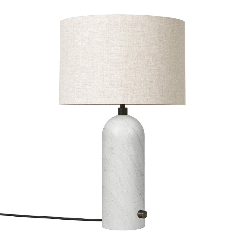 Se GUBI Gravity S bordlampe Hvid marmor/Canvas ✔ Kæmpe udvalg i GUBI ✔ Hurtig levering: 1 - 2 Hverdage samt billig fragt - Varenummer: NDN-31181-08 og barcode / Ean: &