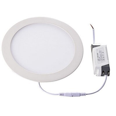 LEDlife 11W LED indbygningspanel - Hul: Ø18 cm, Mål: Ø20 cm, 230V - Dæmpbar : Dæmpbar, Kulør : Varm