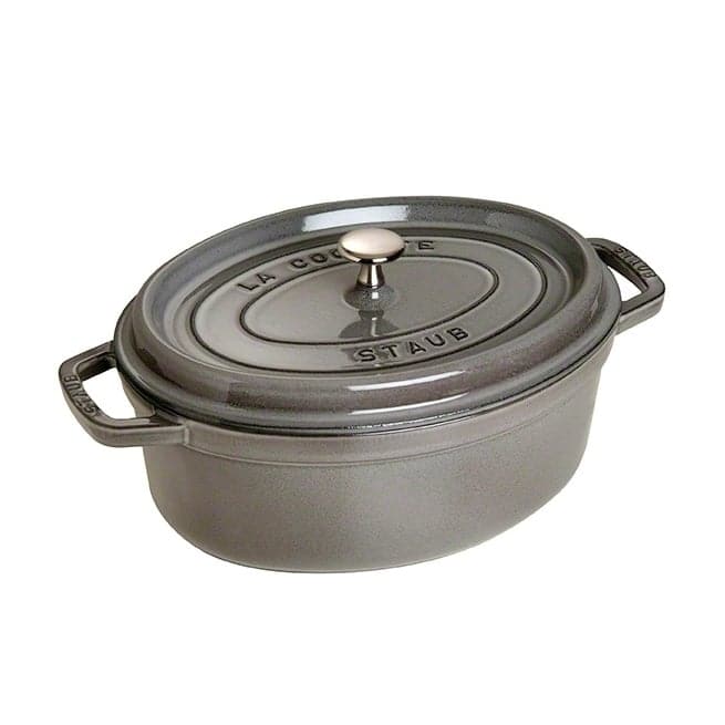 Se STAUB Staub oval gryde i støbejern 4,2 l Grå ✔ Kæmpe udvalg i STAUB ✔ Hurtig levering: 1 - 2 Hverdage samt billig fragt - Varenummer: KTT-34326-02 og barcode / Ean: &