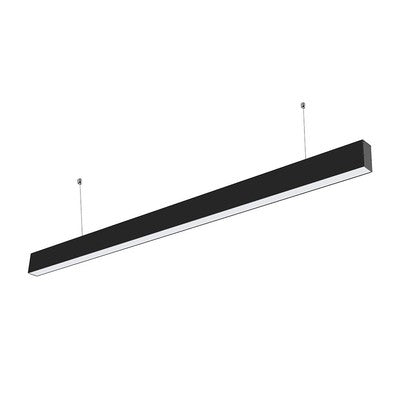 V-Tac 40W LED nedhængt loftarmatur - 120cm, 230V, inkl. lyskilde, UGR 19, justerbar kulør - Dæmpbar : Ikke dæmpbar, Farve på hus : Sort, Kulør : 3-i-1