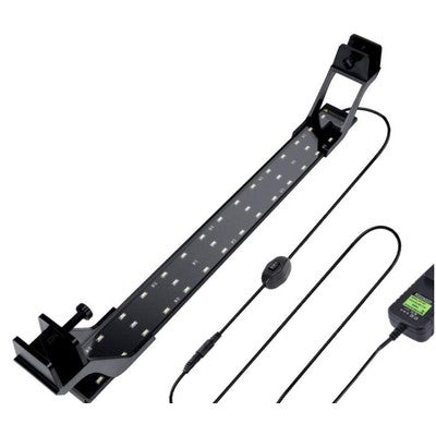 93-113cm akvarie armatur - 26W LED, hvid/blå, justerbar