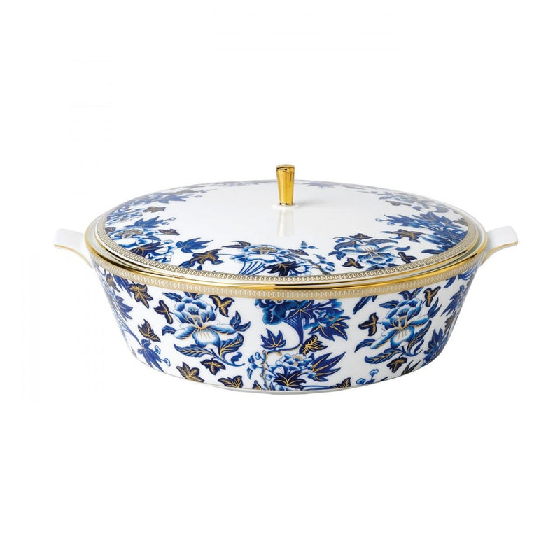 Se Wedgwood Hibiscus serveringsskål med låg hvid-blå ✔ Kæmpe udvalg i Wedgwood ✔ Hurtig levering: 1 - 2 Hverdage samt billig fragt - Varenummer: NDN-34798-01 og barcode / Ean: &