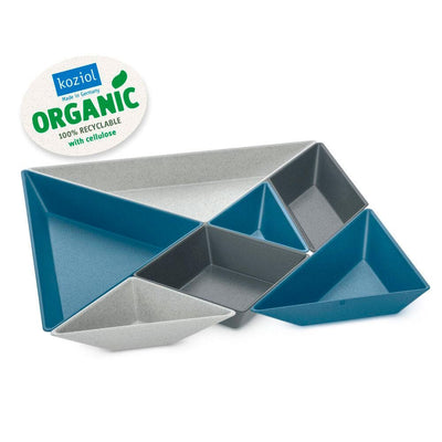 Se Tangram Ready Organic gourmet skålsæt - Blå/grå ❤ Kæmpe udvalg i Koziol ❤ Hurtig levering: 1 - 2 Hverdage samt billig fragt - Varenummer: ISP-7607 og barcode / Ean: '4002942490600 på lager - Udsalg på Køkken - Skåle Spar op til 67% - Over 1354 kendte brands på udsalg