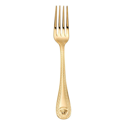 Se Versace Versace Medusa gaffel guldbelagt 20,5 cm ✔ Kæmpe udvalg i Versace ✔ Hurtig levering: 1 - 2 Hverdage samt billig fragt - Varenummer: NDN-35389-02 og barcode / Ean: '4012434336675 på lager - Udsalg på Home & Garden - Kitchen & Dining - Tableware - Flatware - Forks Spar op til 63% - Over 1312 kendte brands på udsalg