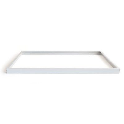 Ramme til 120x60 LED panel - Samles nemt med skruer, hvid kant