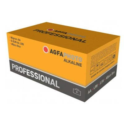 AA 40-pak AgfaPhoto Professional batteri - Alkaline, 1,5V