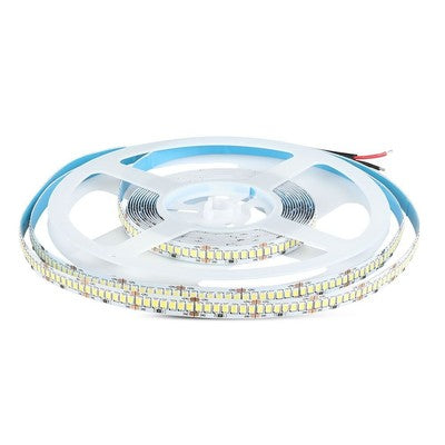 V-Tac 17W/m LED strip - 5m, 150lm/W, IP20, 24V, 238 LED pr. meter - Dæmpbar : Dæmpbar, Kulør : Kold